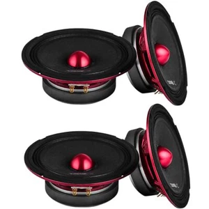 6.5" 200 Watt RMS 4-Ohm Shallow Mid-Range Bullet Loudspeaker 2Pair X6.4BMSL DS18 - Picture 1 of 6