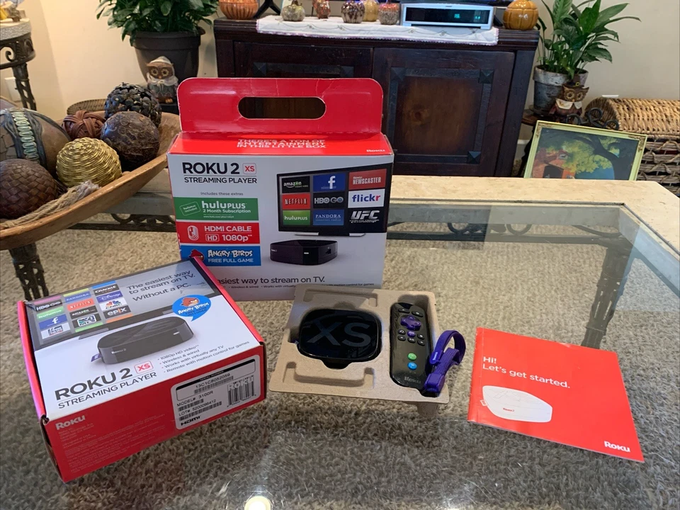 Медиастример Roku 2 XS модель 3100R с пультом дистанционного управления адаптер питания переменного тока НЕ ПРОТЕСТИРОВАН - Изображение 1 из 4