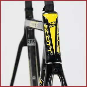 SCOTT CR1 CARBON FRAME SET VINTAGE ROAD RACING BIKE BICYCLE SAUNIER DUVAL OLD - Picture 1 of 24