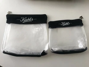 Kiehl's Travel Comestic bag set (Big+Medium) (Clear) - Picture 1 of 2