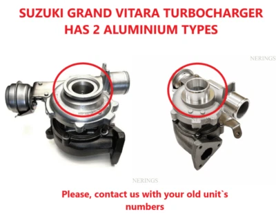 Turbocompresor NUEVO SUZUKI GRAND VITARA II (JT, TE, TD) 1.9 DDiS 761618-3 Foto 1 de 4