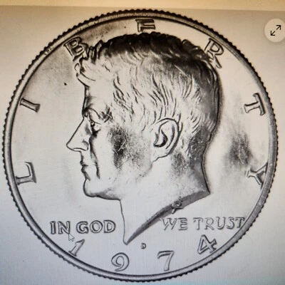 (1) 1974-D Kennedy Half Dollar Bu Uncirculated Condition - Image 1 of 2