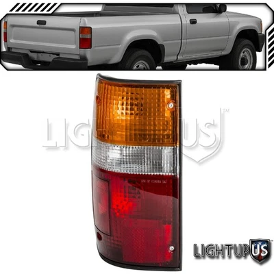 Left Driver Side LH Black Trim Tail Light for TOYOTA 89-95 PICKUP Foto 1 de 4