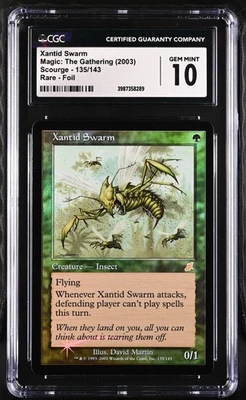 XANTID SWARM Scourge Foil Rare CGC 10 MTG [Nostalgium] - Image 1 of 2