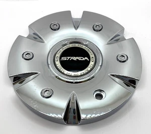 S12 STRADA Chrome Wheel Center Cap 61702295F-1 - Picture 1 of 5