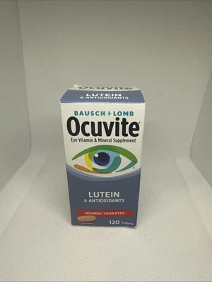 Bausch + Lomb Ocuvite Suplemento para Ojos Luteína y Antioxidante 120 Comprimidos Exp.11/26 Foto 1 de 4