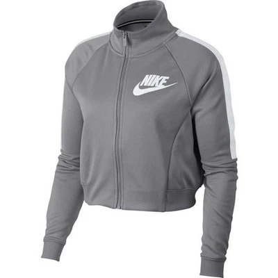 Nike Sportswear N98 Chaqueta Atmosphere Gris Blanco Cremallera Manga Larga Talla L Para Mujer Foto 1 de 4