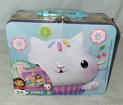 Gabby's Dollhouse Puzzle in Tin Lunchbox New Sealed - Image 1 of 4