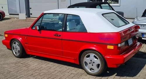 Verdeckbezug Golf 1 Cabrio PVC weiß - Bild 1 von 1