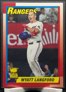 2025 Topps Series 2 #90B2-35 35th Anniversary Wyatt Langford NM - Picture 1 of 2