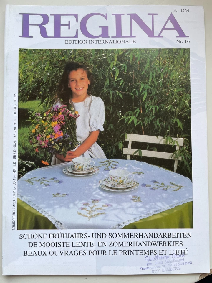 Regina No 16 Knitting Crochet With Instructions Vintage - Image 1 of 4