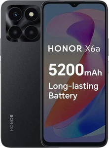 Honor X6a 4G 6.56" 50MP Google Play 128GB Unlocked Android 13 MagicOS 8 4GB RAM - Picture 1 of 9