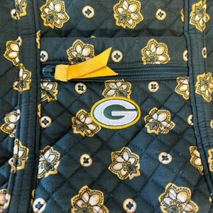 Vera Bradley Green Bay PACKERS Cotton NFL Small Tote Bag Handtasche SWEET! - Bild 1 von 18
