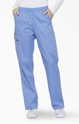 Dickies Scrubs Pull-on Elastic Waist Cargo Pant 86106 Ceil Blue Dickies EDS - Image 1 of 4