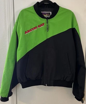 Jaqueta Arctic Cat Arcticwear verde/preta GG esportes de inverno ao ar livre corrida *leia - Imagem 1 de 4