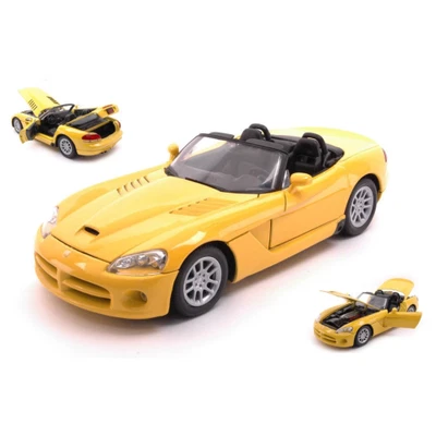 DODGE VIPER SRT-10 2003 YELLOW 1:18 Motormax Auto Stradali Modellino Nuovo - Immagine 1 di 4