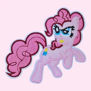 MY LITTLE PONY PINKIE PIE TV SHOW KIDS CARTOON UNICORN IRON ON PATCH 3.5 x 4.5" - Picture 1 of 6
