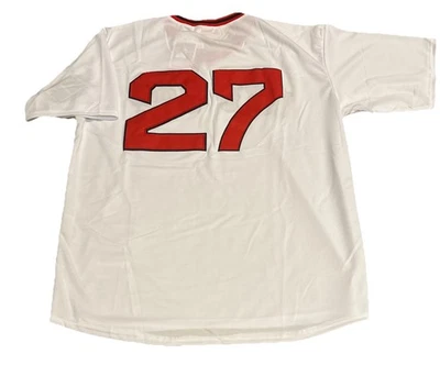 Camiseta deportiva Carlton Fisk Boston Red Sox para hombre XL NUEVA CON ETIQUETAS 1975 Home blanca retro retro retro Foto 1 de 4