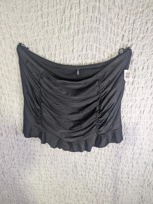 Torrid женщин размер 6 6 X плавать юбка оборки собранными в Рюш черная русалка - Изображение 1 из 4