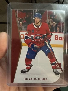 2024/25 UD Series 2 Logan Mailloux #RDT-18 Die Cut Rookies Red (Rc) - Picture 1 of 2
