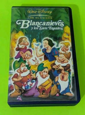 Spanish VHS Snow White & The Seven Dwarfs Blanca Nieves Y Los 7 Enanos Pal  - Image 1 of 4