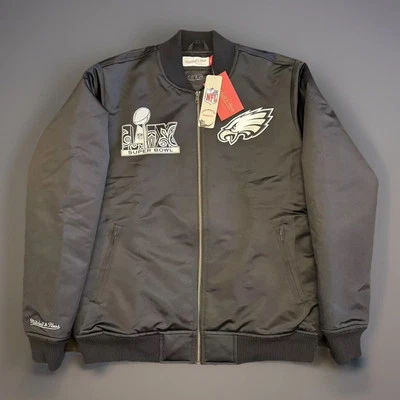Jaqueta bombardeiro Philadelphia Eagles Mitchell & Ness Super Bowl 59 LIX Champions - Imagem 1 de 4