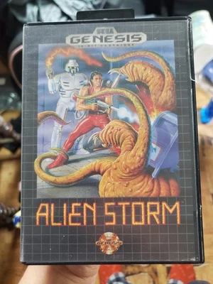 Alien Storm Sega Genesis 1991 Complete in Box, Authentic Original - Image 1 of 4