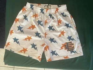 Eric Emmanuel Shorts, BAPE, orange und blau, Replica Shorts - Bild 1 von 1