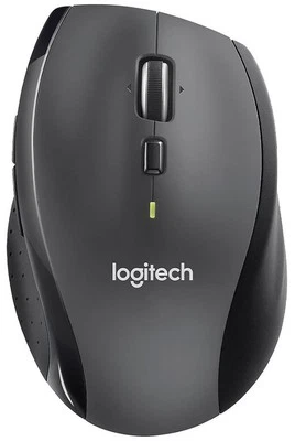 LOGITECH - Tetikus Optik Wayarles M705 Marathon, Hitam - Image 1 of 4