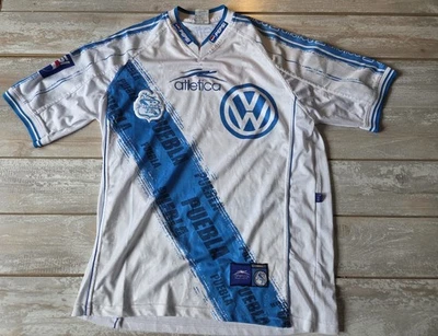 Camiseta deportiva vintage 1999/2000 Puebla FC Home Atletica talla mediana para hombre Foto 1 de 4