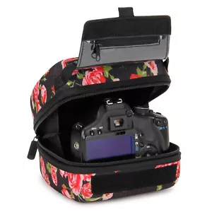 Quick Access DSLR Hard Shell Camera Case w/ Accessory Storage & Padded Interior - Picture 1 of 9