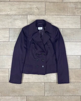 Chaqueta Blazer Akris Punto Lana/Angora Mujer Púrpura Botón Talla US 6 Foto 1 de 4