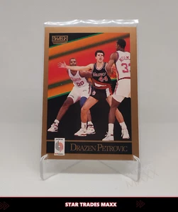 1990 DRAZEN PETROVIC #237 SKYBOX PORTLAND TRAIL BLAZERS NBA BASKETBALL CARD - Picture 1 of 2
