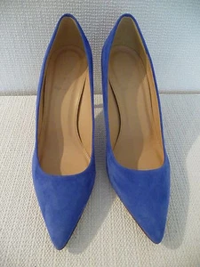 NEU J.CREW ELSIE WILDLEDER PUMPS, A4969, GRÖSSE 7,5, TIDE WATER, 245 $ - Bild 1 von 6