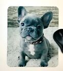 Mouse Mat Pad French Bulldog Puppy Laptop Desktop Office made in UK choose size