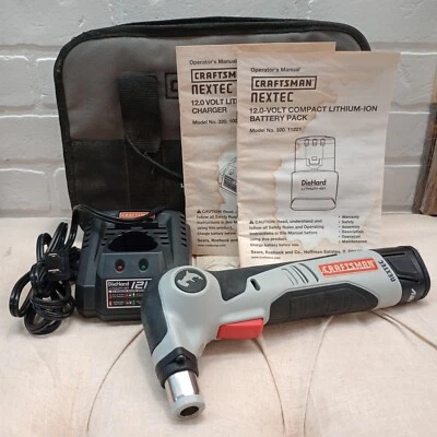 Craftsman 12V Nextec Articulating Hammerhead Auto Hammer Set with Charger & Bag - Image 1 of 4
