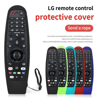 Silicone Remote Control Case Cover For LG TV AN-MR600 MR20GA Protector Sleeve - Image 1 of 4