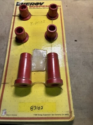 Energy Suspension 8.3103R Control Arm Bushing Set Fits 84-88 Pickup Toyota - Image 1 of 4