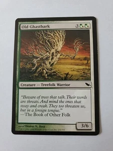 MTG Magic The Gathering Card Old Ghastbark Creature Treefolk Warrior Shadowmoor  - Picture 1 of 2