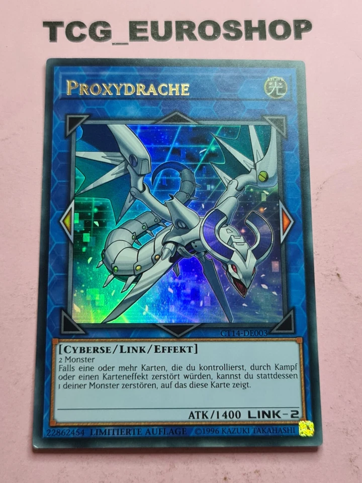 PROX'Y DRAGON●YUGIOH●CT14●GERMAN●ULTRA RARE●LIMITED EDITION●NM #10350 - image 1 of 2