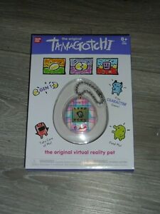 The Original Tamagotchi Gen 1 Virtual PLAID looking FREE SHIPPING