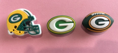NFL Croc Shoe Charms Lot 3 Packers Cover