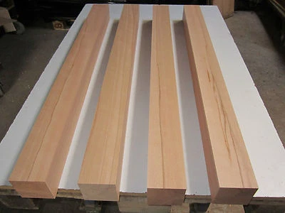 4 Kernbuche Tischbeine (€29,97/m) 80x80x1000mm gehobelt Buchenkanthölzer Buche - Bild 1 von 4