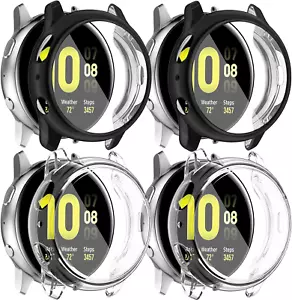 [4 Pack] Compatible with Samsung Galaxy Watch Active 2 Screen Protector Case 40M - Picture 1 of 12