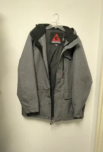 Gerry Men's Barn Coat Jacket Heather Soft Shell Removable Hood, Gray, XXLg - Picture 1 of 6
