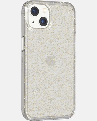 Tech21 Gold Hart Robust Schutz Sparkle Glanz Schutzhülle für Apple IPHONE 13 - - Bild 1 von 4