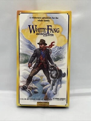 White Fang And The Hunter  1991 VHS VCR Video Tape Used Movie StarMaker Foto 1 de 4