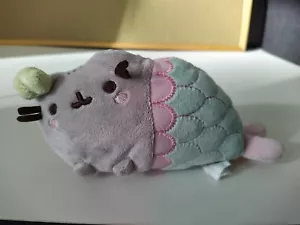 Pusheen Mermaid Plush Gund 2019 Soft Toy Cat 7" Pink/green - Picture 1 of 7