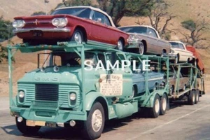 PORTAPACCHI AUTO FORD CHEVYS 4X6 1963 FOTO SENZA BORDI - Foto 1 di 1