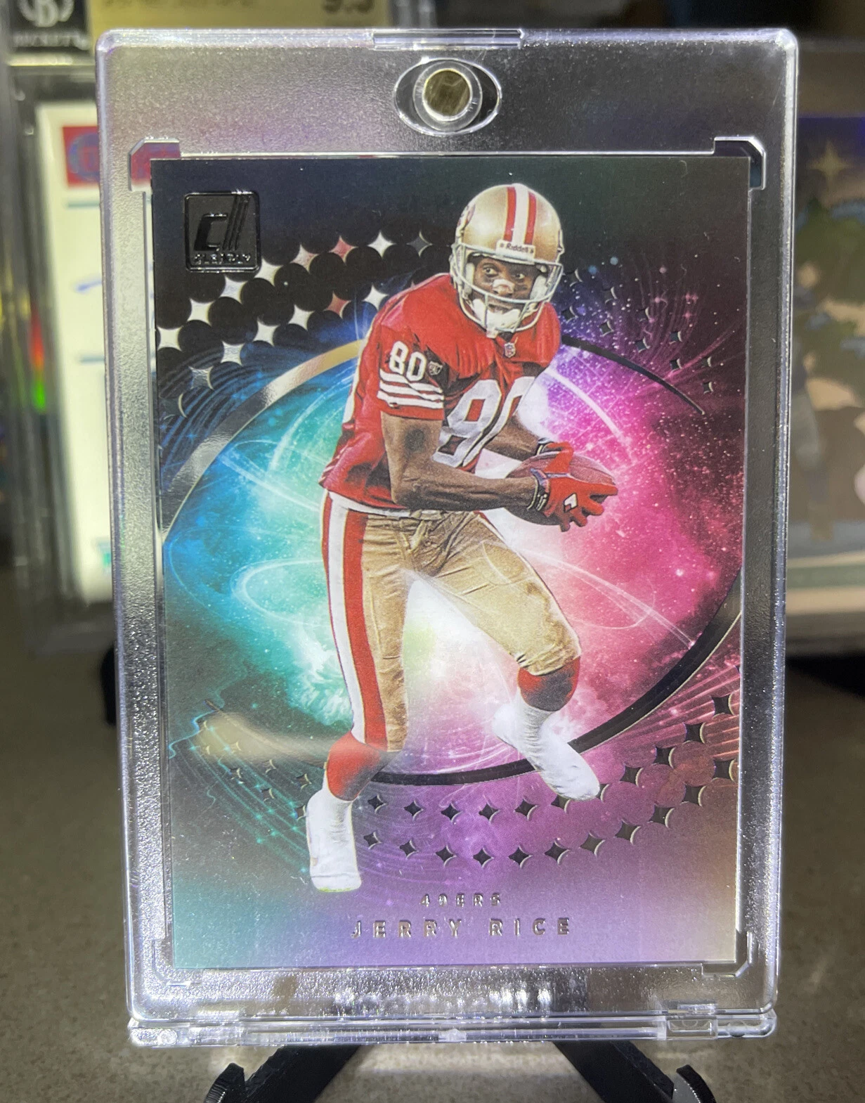 JERRY RICE 2021 NFL Clearly Donruss NIGHT MOVES CASE HIT SUPER SP SF 49ers 🔥
